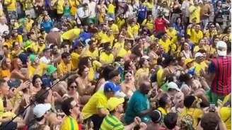 Torcedores brasileiros fizeram a própria versão para a remada viking.