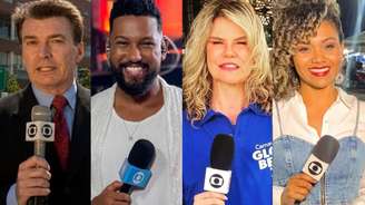 Edney Silvestre, Lucas Almeida, Márcia Witczak e Joyce Guirra: ser desligado da Globo gerou tristeza, mas a vida deles não se resume à emissora