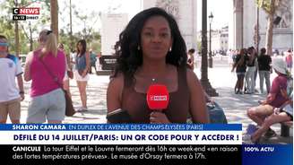 As repórteres francesas dispensaram o terninho e agora surgem com visual descontraído para suportar o calor