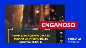 Vídeo mostra incêndio em Hong Kong, não ataque contra Irã