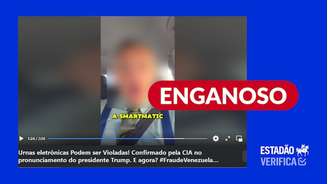 Vídeo distorce conteúdo do relatório da CIA ao afirmar que a inteligência americana teria confirmado a ocorrência de fraude nas eleições venezuelanas