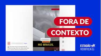 Registros exibidos em vídeo foram gravados em maio deste ano, quando um princípio de tornado atingiu bairros de São Luís
