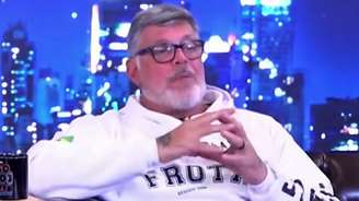 Alexandre Frota durante o programa Isso Não é um Talk Show, da Jovem Pan.