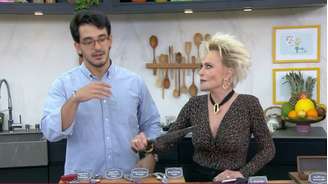 Ana Maria Braga com convidado no Mais Você (Reprodução/TV Globo)