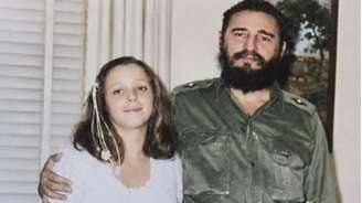 Alina Fernández e Fidel Castro: o ex-líder cubano teve sete filhos reconhecidos com três mulheres diferentes, mas Fernández é a única menina