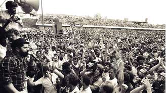 Lula volta neste domingo (16/8) ao estádio Primeiro de Maio, em São Bernardo do Campo (SP), onde liderou a Grande Greve do ABC