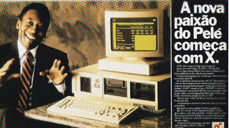 A Computadores Brasileiros (Cobra) teve Pelé como garoto-propaganda