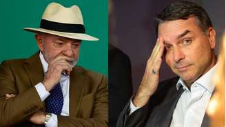 Lula e Flávio: disputa apertada pela Presidência.