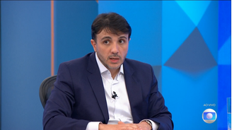 Renan Santos no Jornal Nacional (Reprodução/TV Globo)
