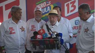 Lula participou de ato de campanha na Bahia nesta sexta-feira, 28