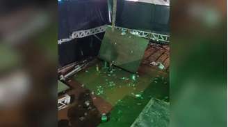Estrutura desabou durante festa de rodeio em Campo Limpo Paulista