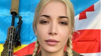 Keti Leshkasheli descobriu que sua imagem estava sendo usada para atrair usuários a canais pró-Rússia