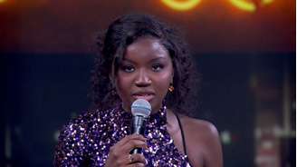 Kenya Sade na Dança dos Famosos, do Domingão com Huck (Reprodução/TV Globo)