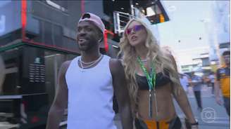 Vini Jr. e Virginia Fonseca no Fantástico (Reprodução/TV Globo)