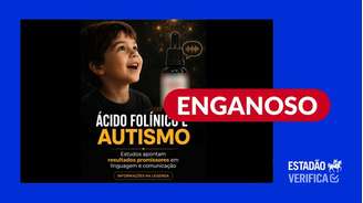 Ainda não é possível afirmar que ácido folínico melhore a comunicação verbal de crianças autistas.
