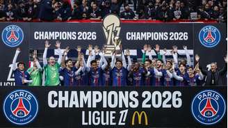 O Paris Saint-Germain foi o clube vencedor do campeonato francês, Ligue 1, em 2026.