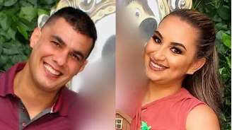 O policial penal Felipe Arthur Bugni, de 40 anos, e a mulher