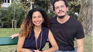 Jamila Facury e Edson Lemos Akatoy, diretores do filme Caso Isolado, que concorre ao prêmio de melhor curta-metragem em Biarritz. Em 29 de setembro de 2026.