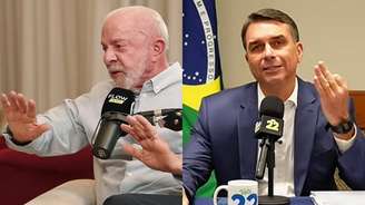 Lula optou por entrevista a podcast e Flávio realizou live no YouTube no horário em que seria realizado o debate da TV Globo