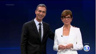 César Tralli e Renata Lo Prete (Reprodução/TV Globo)