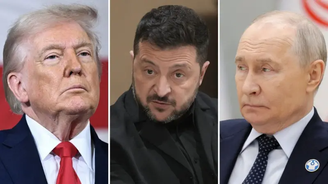 Trump, Zelensky e Putin