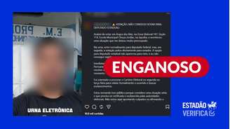 Dados do TSE contradizem vídeo sobre eleitor que não teria conseguido votar para deputado estadual