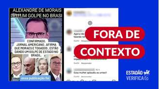 Postagem omite que a notícia é do dia 10 de agosto de 2025.