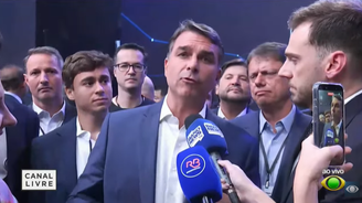 Flávio Bolsonaro (PL) em entrevista appos o debate na Band