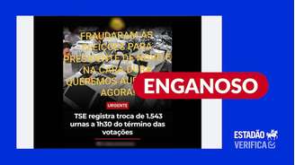 Urnas de contingência são preparadas para substituir máquinas com defeito.