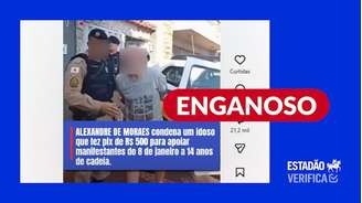 Vídeo viral refere-se a caso diferente.