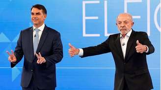 Flávio Bolsonaro e Lula se enfrentaram no último debate das eleições presidenciais deste ano, na TV Globo