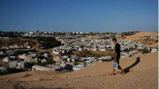 Vista do assentamento israelense de Bat Ayin, na Cisjordânia ocupada; expansão dos assentamentos no território voltou a ser alvo de críticas em relatório da ONU. Foto de 20 de setembro de 2026.