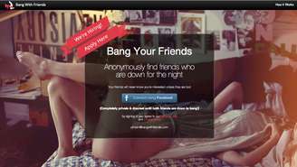 O Bang With Friends garante que só revela os nomes dos amigos interessados em transar se houver desejo mútuo