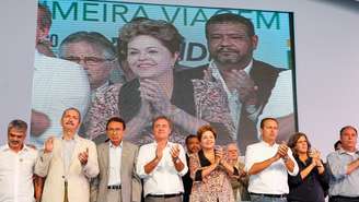 Dilma discursou durante evento de entrega de navio petroleiro à Petrobras, em Pernambuco