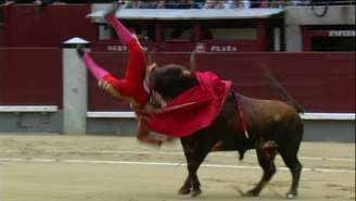 <p>Três 'matadores' ficaram feridos na Festa de San Isidro</p>