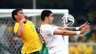 <p>Thiago Silva fez o lançamento para o gol de Fred</p>