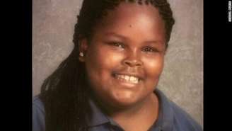 <p>Jahi McMath sofreu morte cerebral após uma cirurgia para retirar as amígdalas</p>