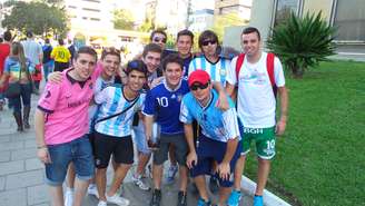 Sem ingresso, Argentinos querem diversão em Porto Alegre