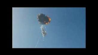 <p>O foguete explodiu segundos do lançamento na base da firma em McGregor, no estado americano do Texas, na sexta-feira</p>