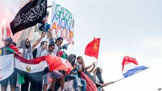 <p>Um dos picos de violência ocorreu durante manifestações de apoio a palestinos na Faixa de Gaza</p>