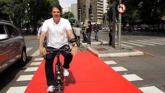 <p>Haddad ampliou o número de ciclovias em São Paulo</p>