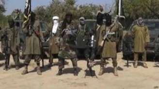 <p>Militantes do grupo radical nigeriano Boko Haram</p>