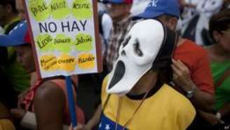 Protesto na Venezula contra escassez e inflação (AP)