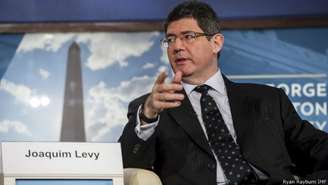 <p>Ministro da Fazenda, Joaquim Levy participou das reuniões do Banco Mundial e do FMI em Washington</p>