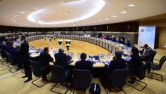 Reunião ministerial da União Europeia e Celac, nesta terça-feira (EPA)