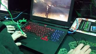A Acer apresentou o novo notebook com design especial para gamers na Brasil Game Show 2015