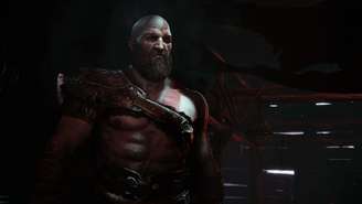 Kratos barbudo e envelhecido no novo God of War