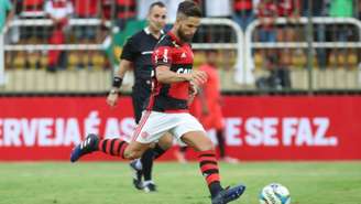 Diego marcou contra o Vasco, de pênalti (Gilvan de Souza / Flamengo)