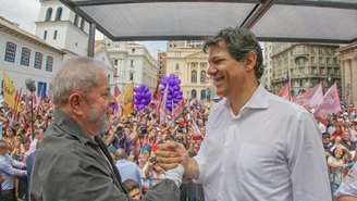 Lula voltou a reforçar apoio a Fernando Haddad