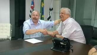 Dupla de presidentes se reuniu nesta terça-feira (Foto: Gabriela Brino)